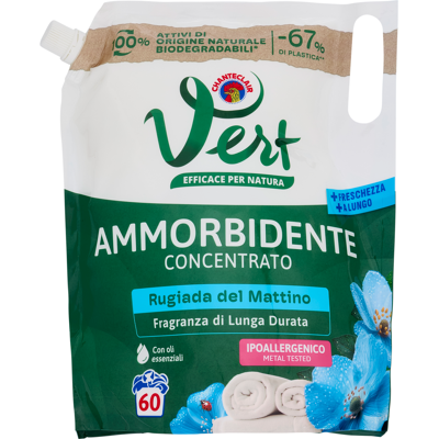 Chanteclair Vert di Ammorbidente Concentrato Rugiada del Mattino 1200 ml - Chanteclair Vert di Ammorbidente Concentrato Rugiada del Mattino 1200 ml -
