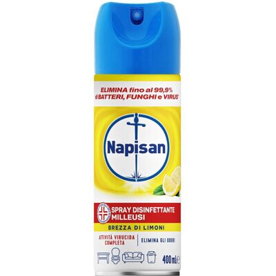 Napisan Spray Disinfettante Milleusi Brezza di Limoni 400 ml - Napisan Spray Disinfettante Milleusi Brezza di Limoni 400 ml -
