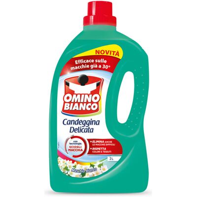 Omino Bianco Candeggina Delicata 2L - Omino Bianco Candeggina Delicata 2L -