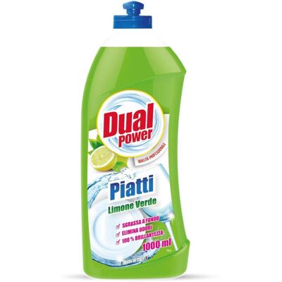 Dual Power Gel Piatti Limone 1000 ml - Dual Power Gel Piatti Limone 1000 ml -