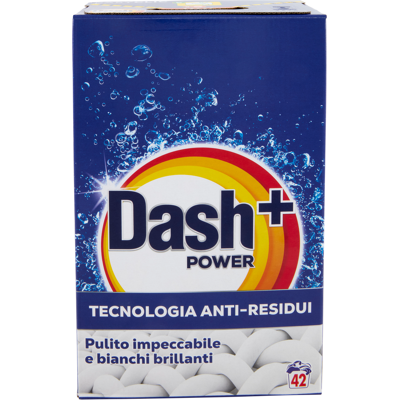 Dash Power Detersivo Lavatrice Polvere Tecnologia Anti-Residui 42 Lavaggi - Dash Power Detersivo Lavatrice Polvere Tecnologia Anti-Residui 42 Lavaggi -