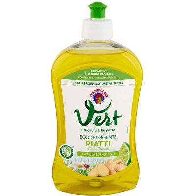 Chanteclair Vert Ecodetergente Piatti Lime e Zenzero – 500 ml - Chanteclair Vert Ecodetergente Piatti Lime e Zenzero – 500 ml -