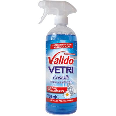 Valido Detergente Vetri e Superfici Lucide Ammoniaca 750ml - Valido Detergente Vetri e Superfici Lucide Ammoniaca 750ml -