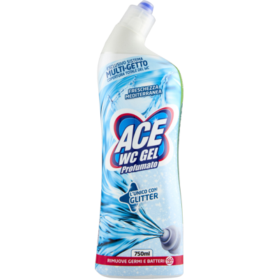 Ace Wc Gel Profumato Freschezza Mediterranea Multi-Getto 750 ml - Ace Wc Gel Profumato Freschezza Mediterranea Multi-Getto 750 ml -