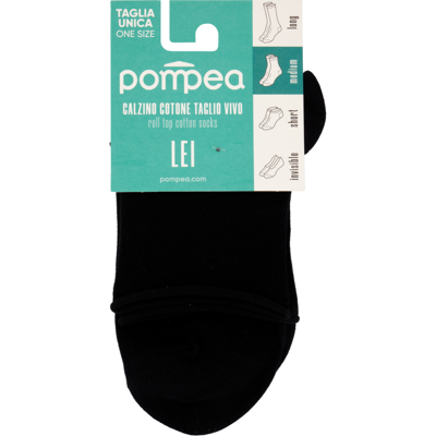 Golden Lady Pompea Lei Calzino Cotone Taglio Vivo Taglia Unica Nero - Golden Lady Pompea Lei Calzino Cotone Taglio Vivo Taglia Unica Nero -