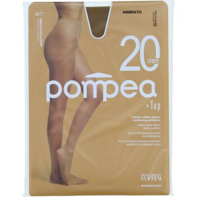 Pompea Collant 20 Den 1/2-S Ambrato - Pompea Collant 20 Den 1/2-S Ambrato -