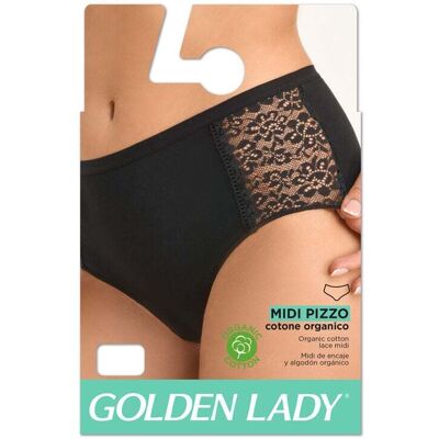 Golden Lady Slip Midi Pizzo Bianco Taglia 4-L - Golden Lady Slip Midi Pizzo Bianco Taglia 4-L -