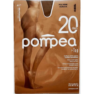 Pompea Collant 20 Den XL Polvere Dorata - Pompea Collant 20 Den XL Polvere Dorata -