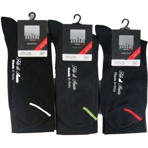 Mita Calza Corta Nero Filo di Scozia Taglia 45/47 - Mita Calza Corta Nero Filo di Scozia Taglia 45/47 -