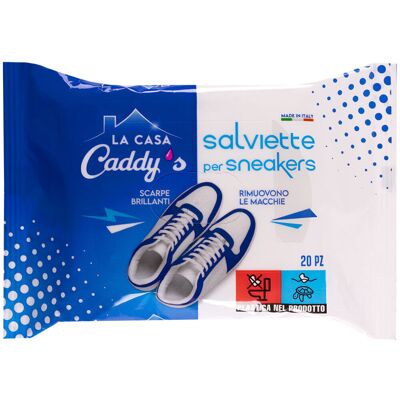 Caddy's Salviette Sneakers 20 Pezzi - Caddy's Salviette Sneakers 20 Pezzi -
