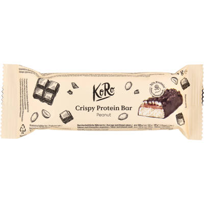 KoRo Crispy Protein Bar Peanut 60 g - KoRo Crispy Protein Bar Peanut 60 g -