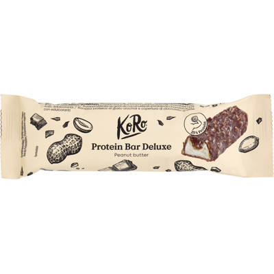 KoRo Protein Bar Deluxe Peanut Butter 55 g - KoRo Protein Bar Deluxe Peanut Butter 55 g -