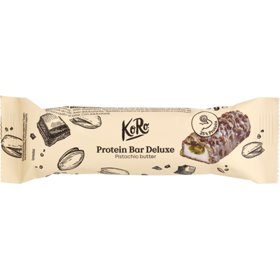 KoRo Protein Bar Deluxe Pistachio butter 55 g - KoRo Protein Bar Deluxe Pistachio butter 55 g -