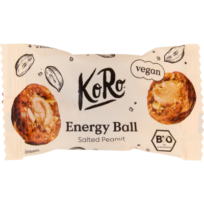 KoRo vegan Energy Ball Salted Peanut 30 g - KoRo vegan Energy Ball Salted Peanut 30 g -