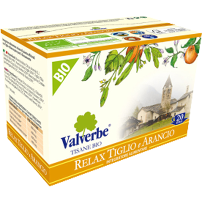 Valverbe Tisana Relax Tiglio e Arancio - Valverbe Tisana Relax Tiglio e Arancio -
