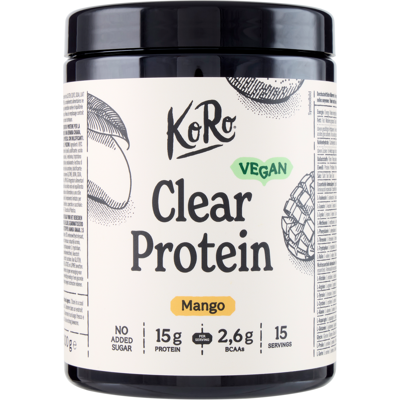 KoRo Vegan Clear Protein Mango 300 g - KoRo Vegan Clear Protein Mango 300 g -