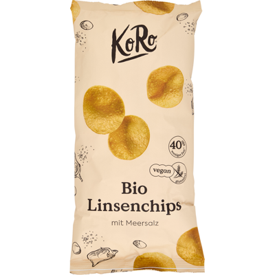 KoRo Bio Linsenchips Mit Meersalz 100 g - KoRo Bio Linsenchips Mit Meersalz 100 g -