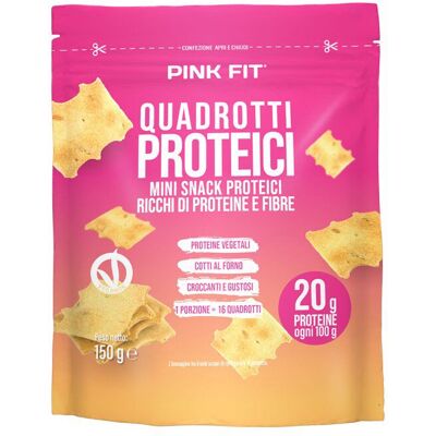 Pink Fit Quadrotti Proteici 150 g - Pink Fit Quadrotti Proteici 150 g -