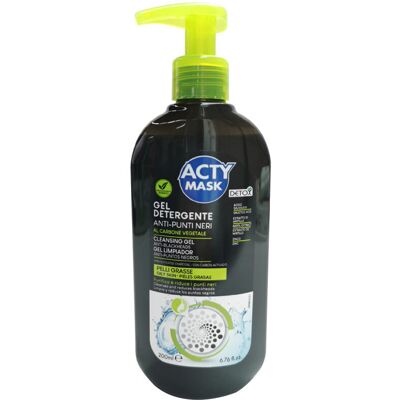 Acty Mask Gel Detergente Anti-Punti Neri 150 ml - Acty Mask Gel Detergente Anti-Punti Neri 150 ml -