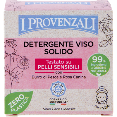 I Provenzali Detergente Viso Solido con Burro di Pesca e Rosa Canina 70 g - I Provenzali Detergente Viso Solido con Burro di Pesca e Rosa Canina 70 g -
