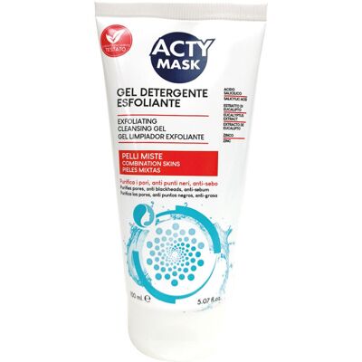 Acty Mask - Gel Detergente 3in1 Pelli Miste 150 ml - Face cleanser Acty Mask - Gel Detergente 3in1 Pelli Miste 150 ml - Face cleanser