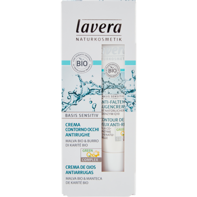 Lavera Basis Sensitiv Q10 Crema occhi - 15ml - Anti-Aging, Idratante, Vegana Lavera Basis Sensitiv Q10 Crema occhi - 15ml - Anti-Aging, Idratante, Vegana