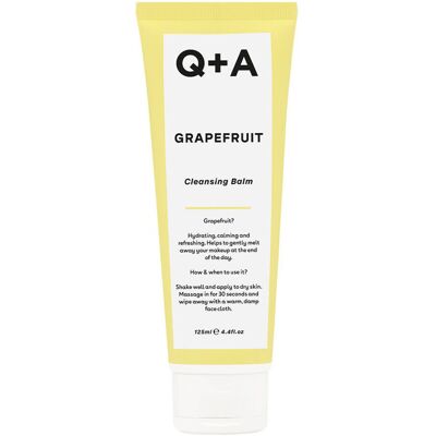 Q+A Grapefruit Cleansing Balm Balsamo Detergente Viso 125 ml - Q+A Grapefruit Cleansing Balm Balsamo Detergente Viso 125 ml -