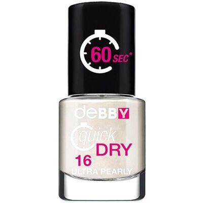 Debby Smalto Quick Dry 016 Pearly White - Debby Smalto Quick Dry 016 Pearly White -