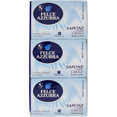 Felce Azzurra Classico Sapone 3 Pezzi 100g - Felce Azzurra Classico Sapone 3 Pezzi 100g -