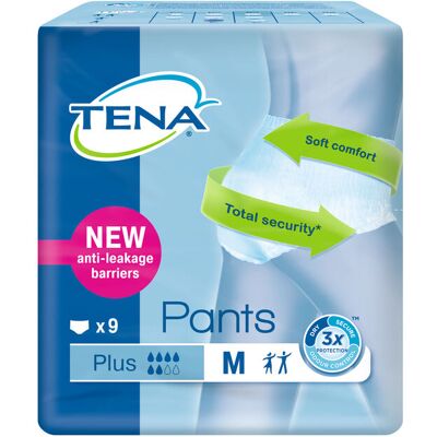 Tena Pants Plus M 9 pants unisex - Tena Pants Plus M 9 pants unisex -