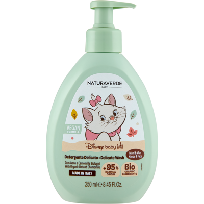 Naturaverde Baby Detergente Delicato Mani & Viso Disney 250 ml - Naturaverde Baby Detergente Delicato Mani & Viso Disney 250 ml -