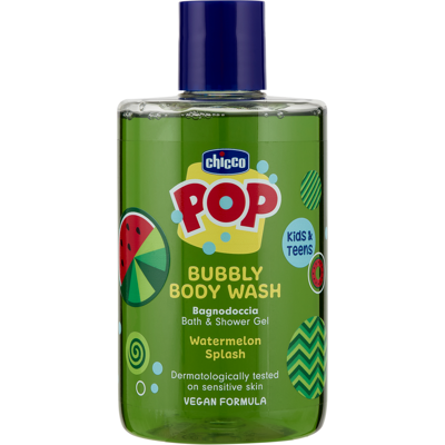 Chicco Pop Bubbly Body Wash Bagnodoccia Watermelon Splash 300 ml - Chicco Pop Bubbly Body Wash Bagnodoccia Watermelon Splash 300 ml -