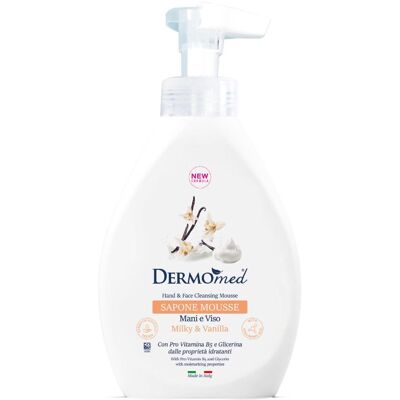 Dermomed Sapone Liquido Mousse Milky 500ml - Dermomed Sapone Liquido Mousse Milky 500ml -