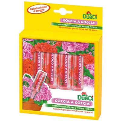 Dueci Goccia a Goccia Integratore per Gerani 32ml - Dueci Goccia a Goccia Integratore per Gerani 32ml -