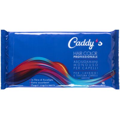 Caddy's Asciugamano Monouso Capelli 16 Pezzi - Caddy's Asciugamano Monouso Capelli 16 Pezzi -