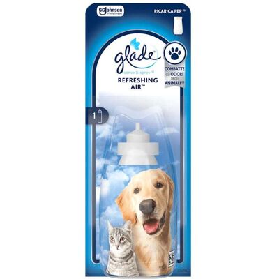 Glade Sense & Spray Ricarica Pet Refreshing Air 18ml - Glade Sense & Spray Ricarica Pet Refreshing Air 18ml -