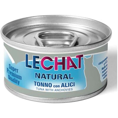 Lechat Natural Tonno con Acciughe 80 g - Lechat Natural Tonno con Acciughe 80 g -