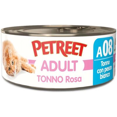 Petreet Tonno Rosa con Pesce dell'Oceano 70 g - Petreet Tonno Rosa con Pesce dell'Oceano 70 g -