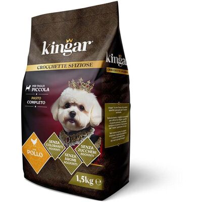 Kingar Dog Busta Crocchette 1,5Kg Pollo - Kingar Dog Busta Crocchette 1,5Kg Pollo -
