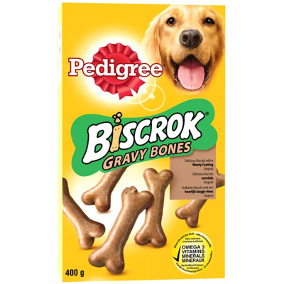 Pedigree Dog Adult Gravy Bones Biscotti da 400 gr - Pedigree Dog Adult Gravy Bones Biscotti da 400 gr -