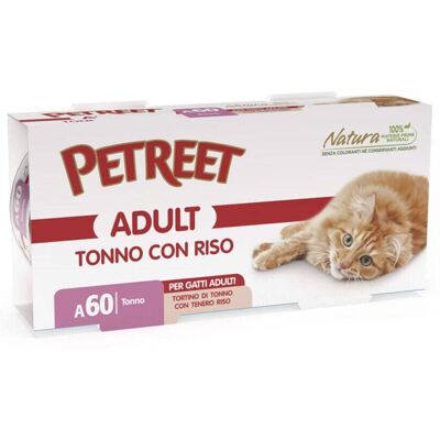 Petreet Tortino Tonno con Riso 2x170 g - Petreet Tortino Tonno con Riso 2x170 g -