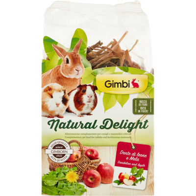 Gimbi Natural Delight Dente di Leone e Mela 70 gr - Gimbi Natural Delight Dente di Leone e Mela 70 gr -