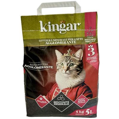 Kingar Cat Lettiera Agglomerante Bentonite Minerale - Kingar Cat Lettiera Agglomerante Bentonite Minerale -