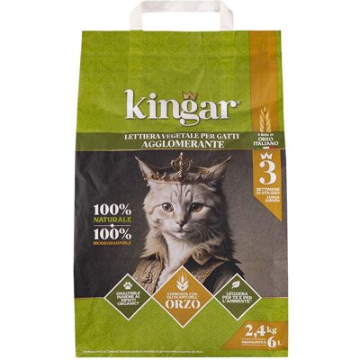 Kingar Cat Lettiera Agglomerante Vegetale - Kingar Cat Lettiera Agglomerante Vegetale -