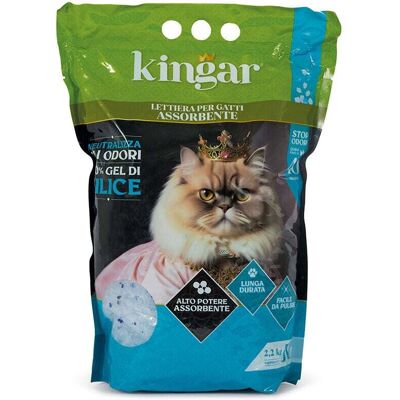 Kingar Cat Lettiera Gel di Silice - Kingar Cat Lettiera Gel di Silice -