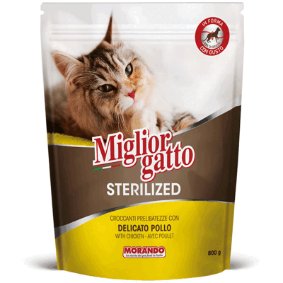 Migliorgatto Sterilized Crocchette con Pollo 800 g Migliorgatto Sterilized Crocchette con Pollo 800 g