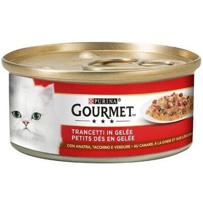 Purina Gourmet Adult Trancetti in gelatina con Tacchino, Anatra e Verdure 195 g - Purina Gourmet Adult Trancetti in gelatina con Tacchino, Anatra e Verdure 195 g -
