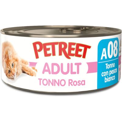 Petreet Tonno del Pacifico con Pesce dell'Oceano 70 g - Petreet Tonno del Pacifico con Pesce dell'Oceano 70 g -
