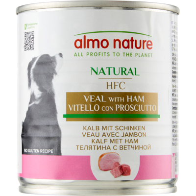 Almo Nature HFC Natural Vitello con Prosciutto 290 g - Almo Nature HFC Natural Vitello con Prosciutto 290 g -