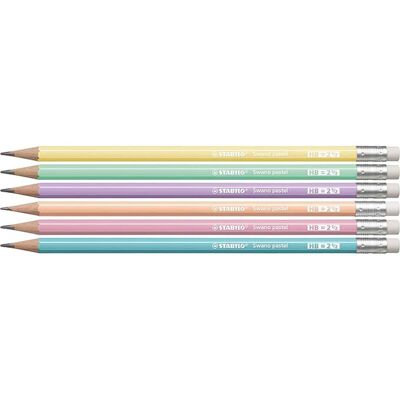 Stabilo Boss Stabilo Matite HB Con Gommino 6pz - Stabilo Boss Stabilo Matite HB Con Gommino 6pz -